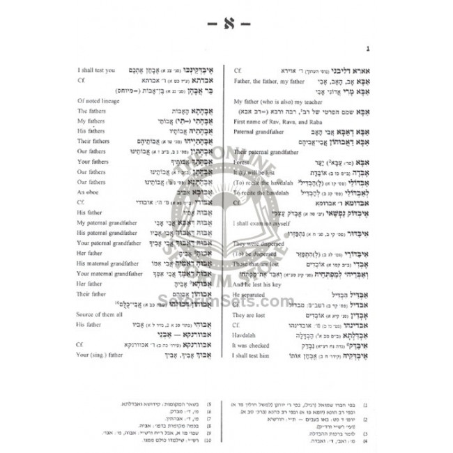 Aramaic Hebrew English Dictionary       