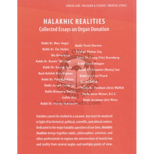 Halakhic Realities   