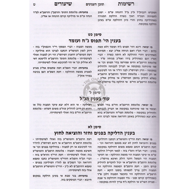 Kovetz Reshimos Shiurim Inyonei Chanukkah / קובץ רשימת שיעורים עניני חנוכה