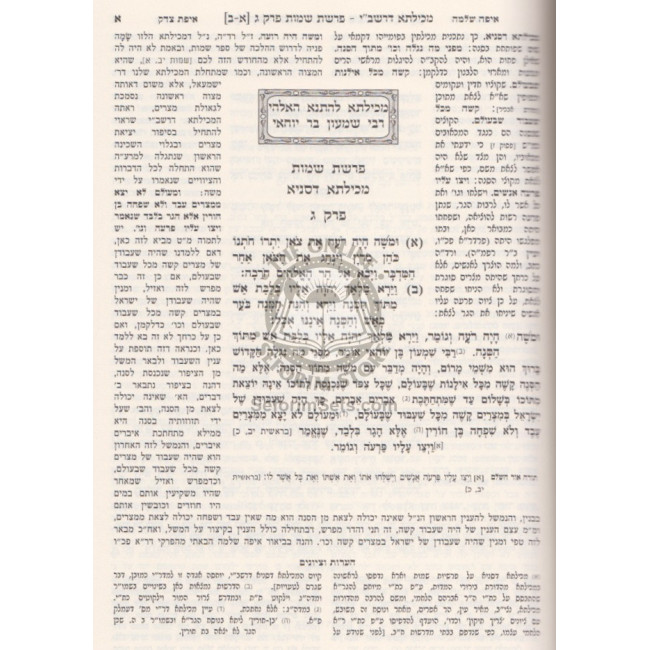 Mechilta D'Rashbi / מכילתא דרשב"י