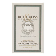 Reflections Introspection - R' Moshe Shapiro 