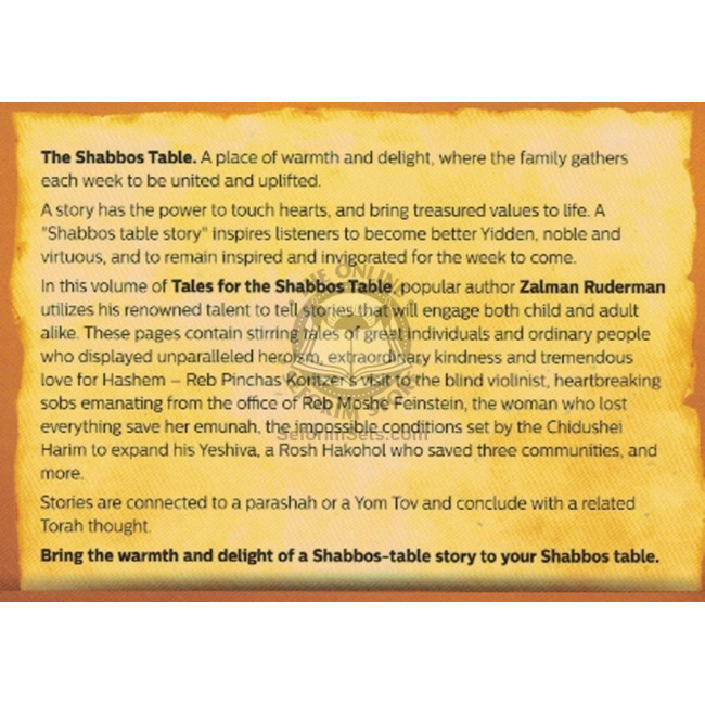 Tales for the Shabbos Table 