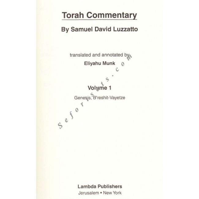 Torah Commentary by Rabbi Bachya ben Asher   