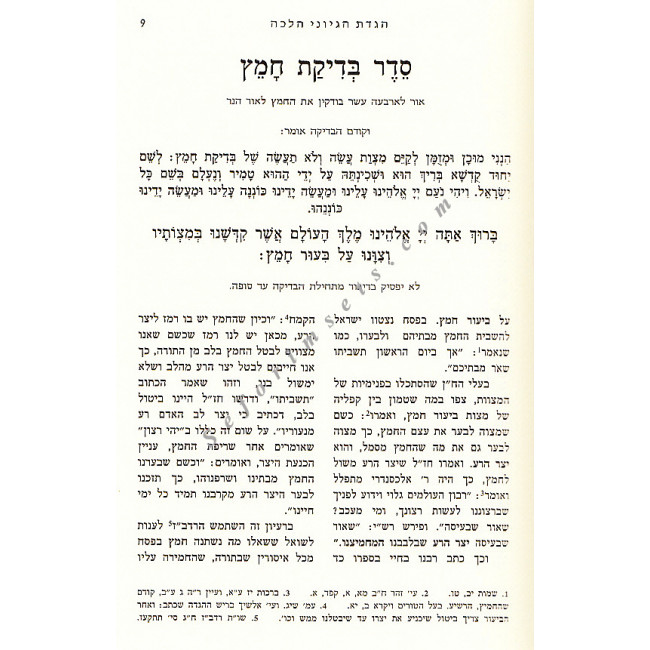 Haggadas Hegyonei Halachah  /  הגדת הגיוני הלכה