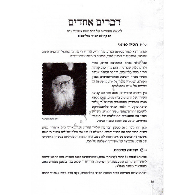 Otzer HaChassidim Berechavei Tevel        /      אוצר החסידים ברחבי תבל