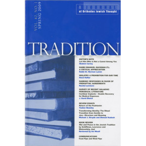 Tradition: Volume 42 No. 1 Spring 2009