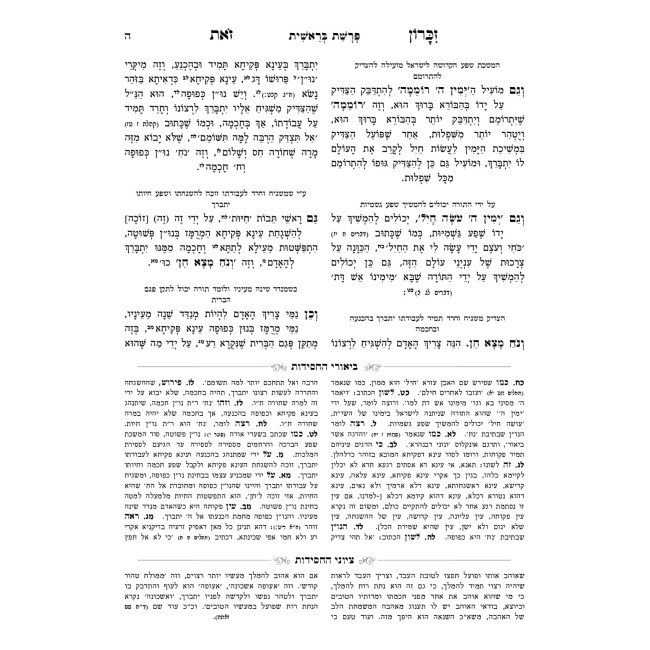 Zikaron Zos hamevuar 2 Volume Set / זכרון זאת המבואר ב כרכים
