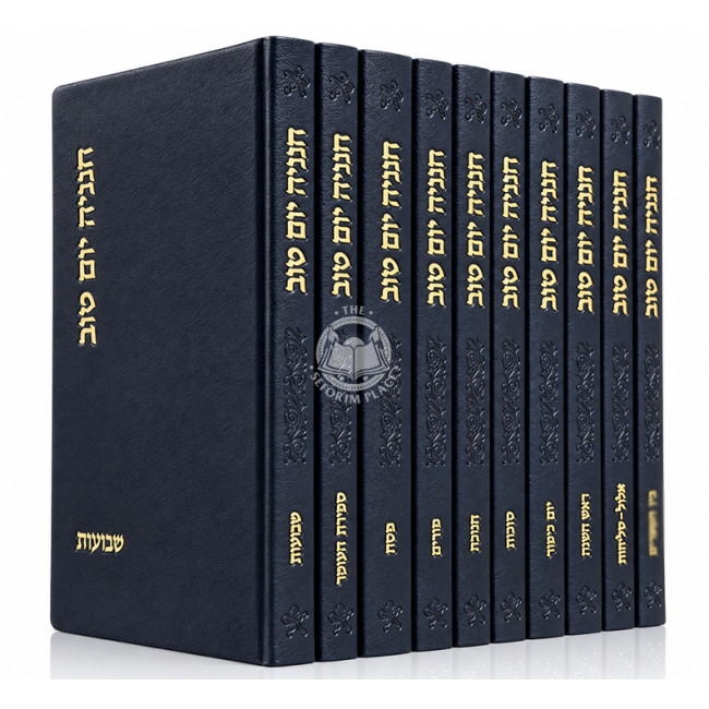 Sidras Chananya Yom Tov Al Moadei HaShana 10 Volume Set / סדרת חנניה יום טוב על מועדי השנה י' כרכים