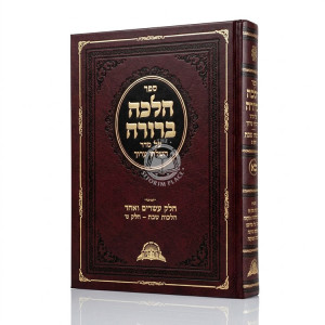 Halacha Berurah Hilchos Shabbos Volume 9 (21) / (הלכה ברורה הלכות שבת חלק י (כא