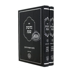 Nesivos Shabbos - Hilchos Hotzoah V'Eruvin 2 Volume Set / נתיבות שבת - הלכות הוצאה ועירובין ב כרכים