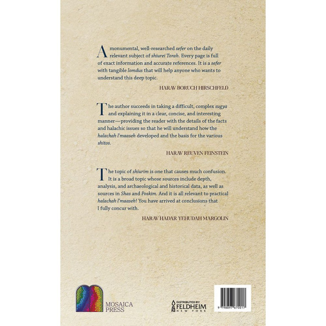 The Great Shiurim Debate