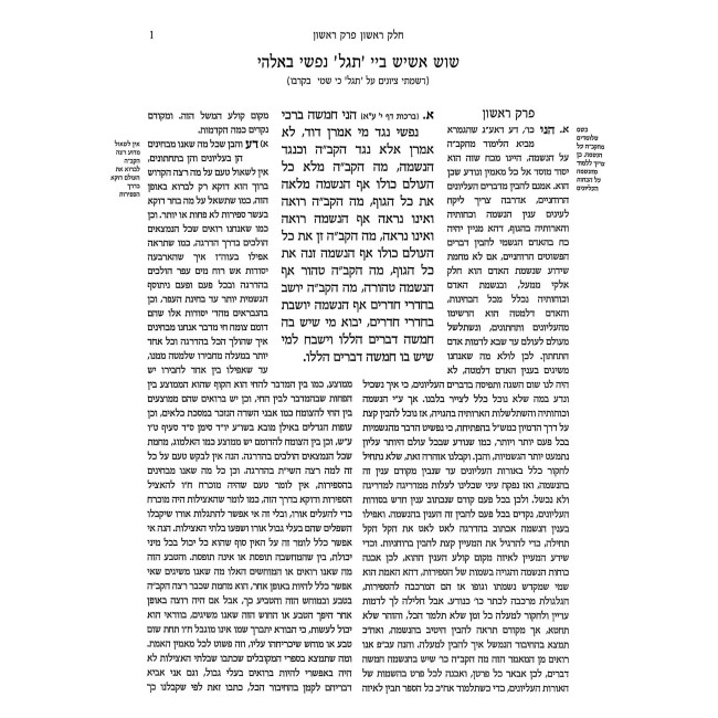Tal Oros Al Eitz Chaim - Sefer Nachalas Yakov / טל אורות על עץ חיים - ספר נחלת יעקב