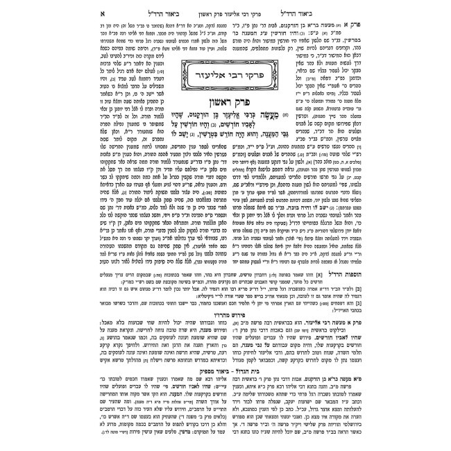 Pirkei Rabbi Eliezer / פרקי רבי אליעזר