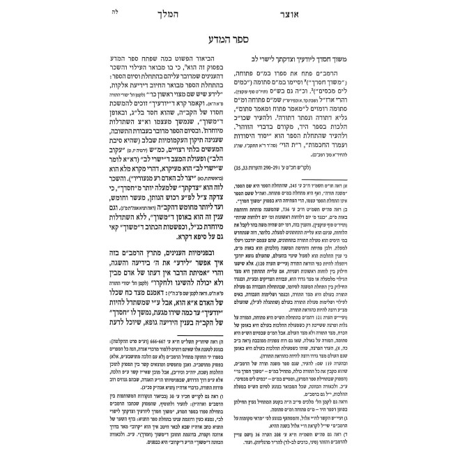 Otzer HaMelech Al HaRambam 2 Volume Set / אוצר המלך על הרמב"ם ב כרכים