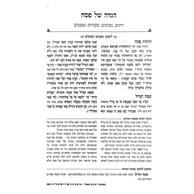 Haggadas HaRabbi M'Lubavicth - Menukad / הגדת הרבי מליובאויטש - מנוקד