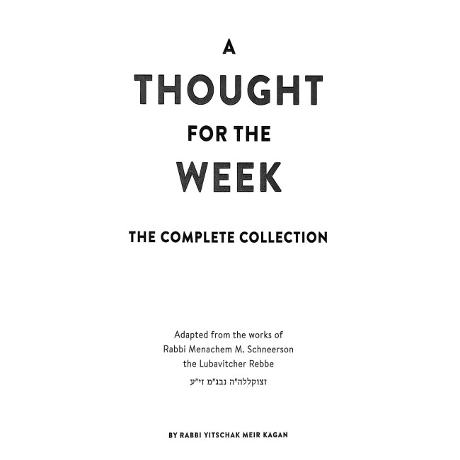 A Thought for the Week