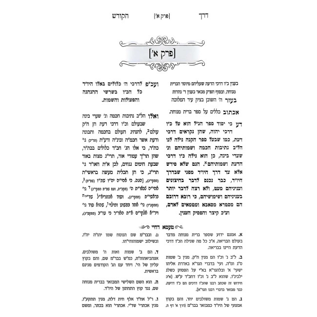Derech HaKodesh Im Biur Ta'amah D'Chayei  /  דרך הקודש עם ביאור טעמא דחיי