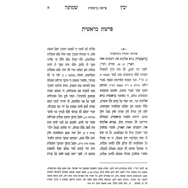 Yovin Shmuah Al HaTorah / יבין שמועה על התורה