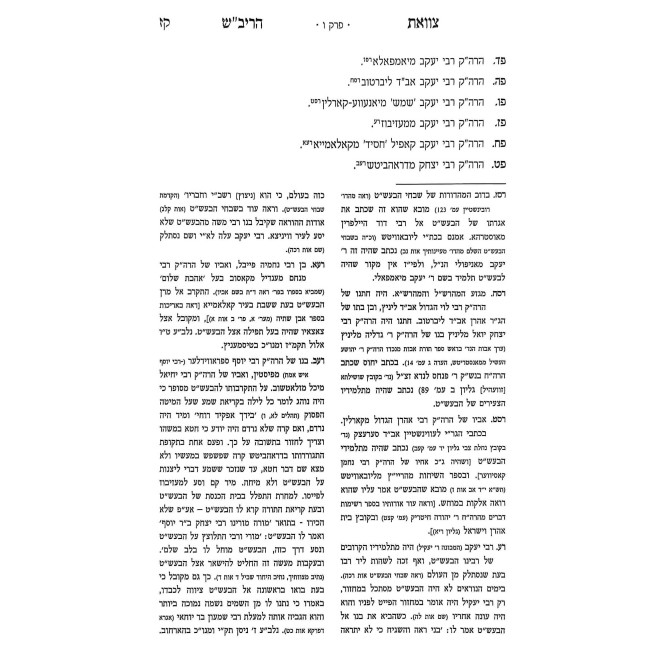 Tzavoas HaRivash - Mekoros V'Ha'aros Ohr Shivas HaYamim / צוואת הריב"ש - מקורות והארות אור שבעת הימים