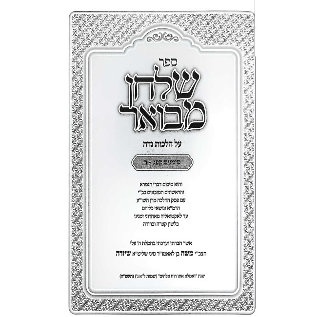 Shulchan Mevuar Al Hilchos Niddah Simanim 183-200 / שלחן מבואר על הלכות נדה סימנים קפג-ר