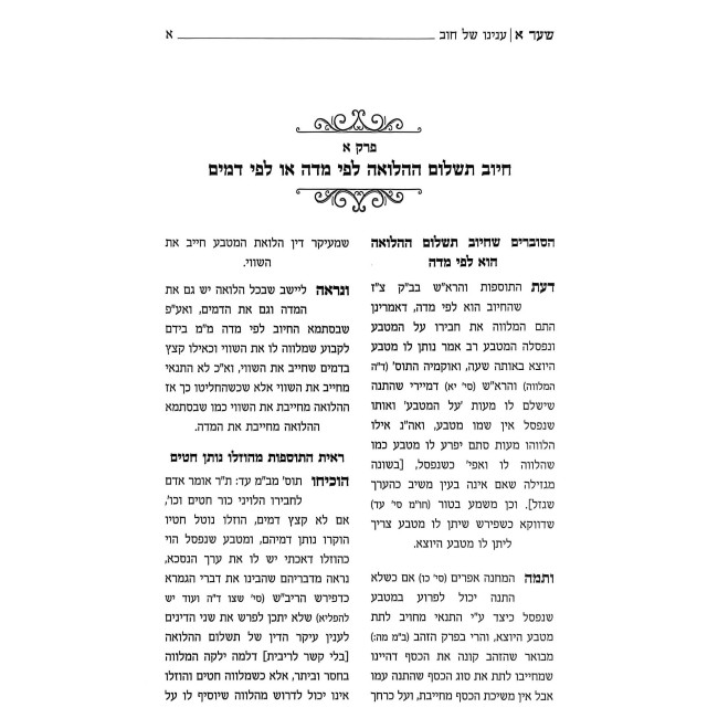 B'Tzel HaKesef Al Hilchos Ribbis / בצל הכסף על הלכות ריבית