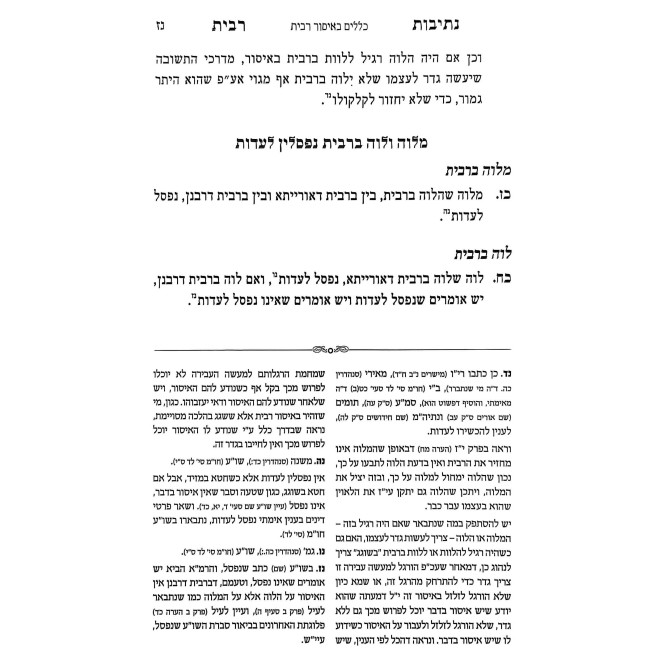 Nesivos Ribbis - Hilchos Ribbis / נתיבות רבית - הלכות רבית