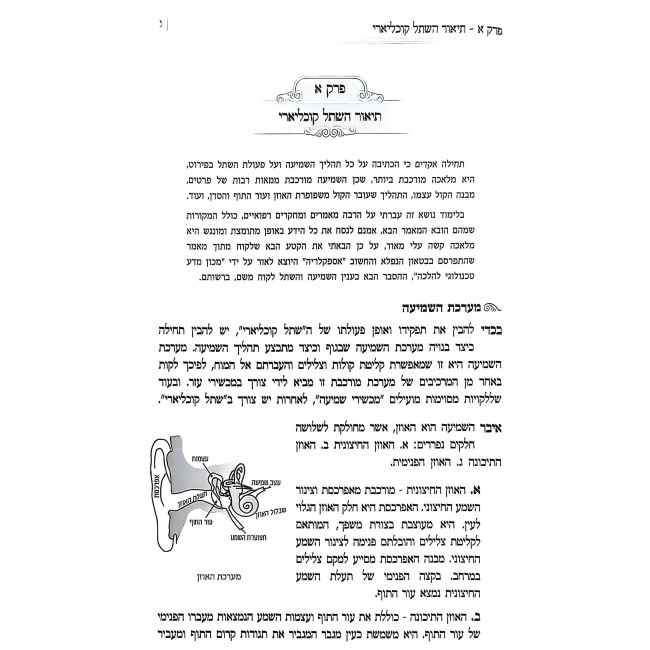 Mashmia Shalom Al Hilchos Shesol Kochliari / ספר משמיע שלום על הלכות שתל קוכליארי