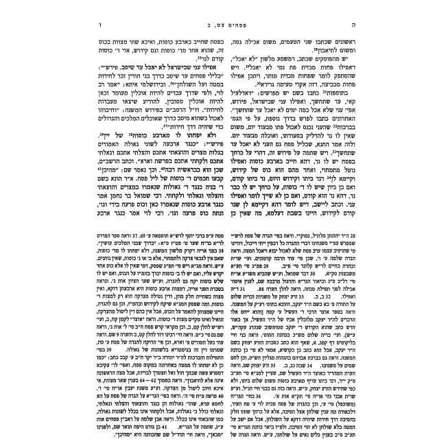 Otzer Mefarshei HaTalmud - Pesachim 4 - Arvei Pesachim / אוצר מפרשי התלמוד - פסחים ד - ערבי פסחים