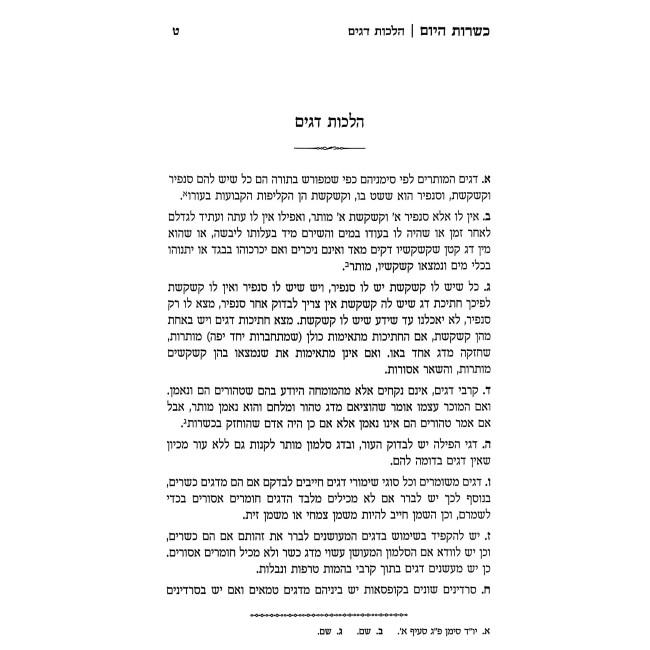 Kashrus HaYom / כשרות היום