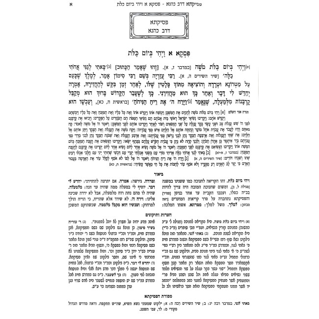 Midrash P'sikta D'rav Kahana / מדרש פסיקתא דרב כהנא מהדורה חדשה