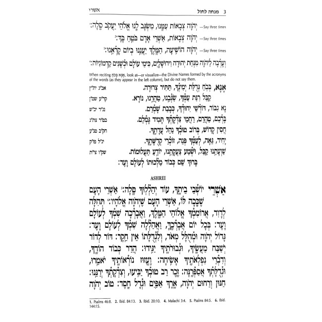Mincha Maariv English Annotated Large H/C /