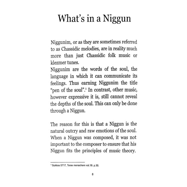 Understanding Niggunim