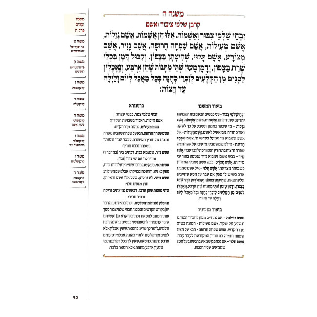 V'HaShev Es HaAvodah Al Perek Eizehu Mekoman HaMevuar Volume 1 / והשב את העבודה פרק איזהו מקומן המבואר חלק ראשון