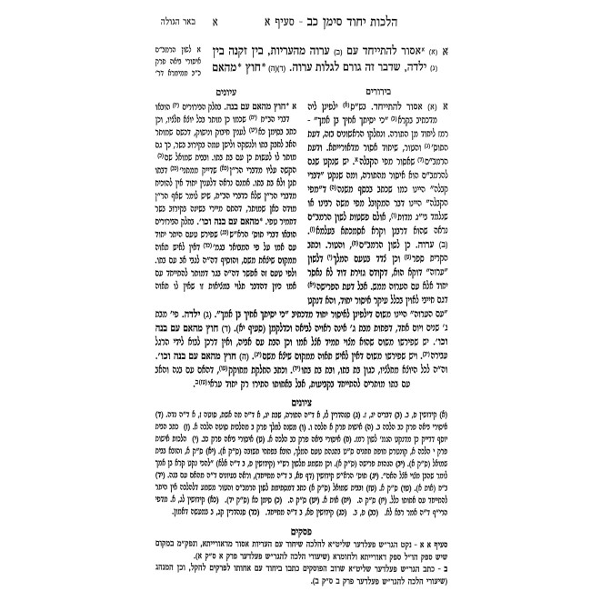 Maamer HaYichud- Hilchos Yichud / מאמר היחוד - הלכות יחוד - אבה"ע סימן כב