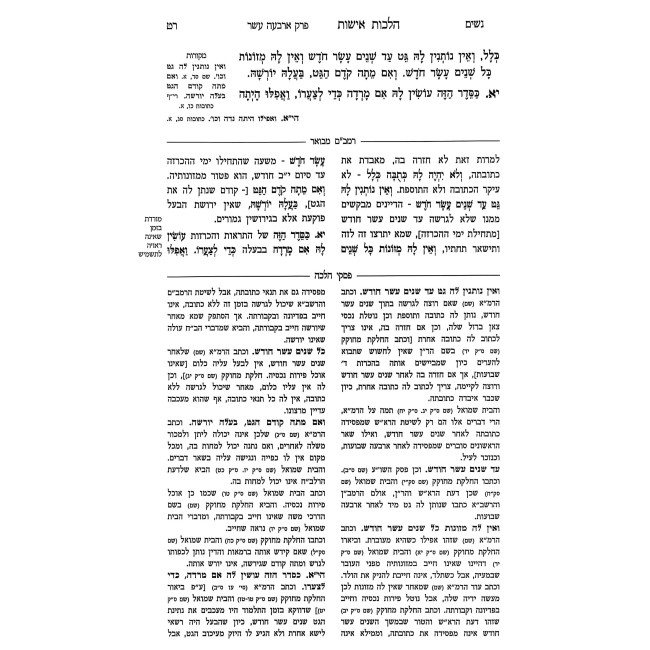 HaRambam HaMevuar - Nashim - Blue / הרמב"ם המבואר - נשים - כחול