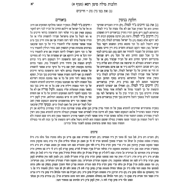 Chelkas Binyomin - Hilchos Milah Simanim 260-266 / חלקת בנימין - הלכות מילה סימנים רס-רסו