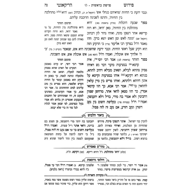 Pirush HaRikanti Al HaTorah 4 Volume Set / פירוש הריקנטי על התורה ד כרכים