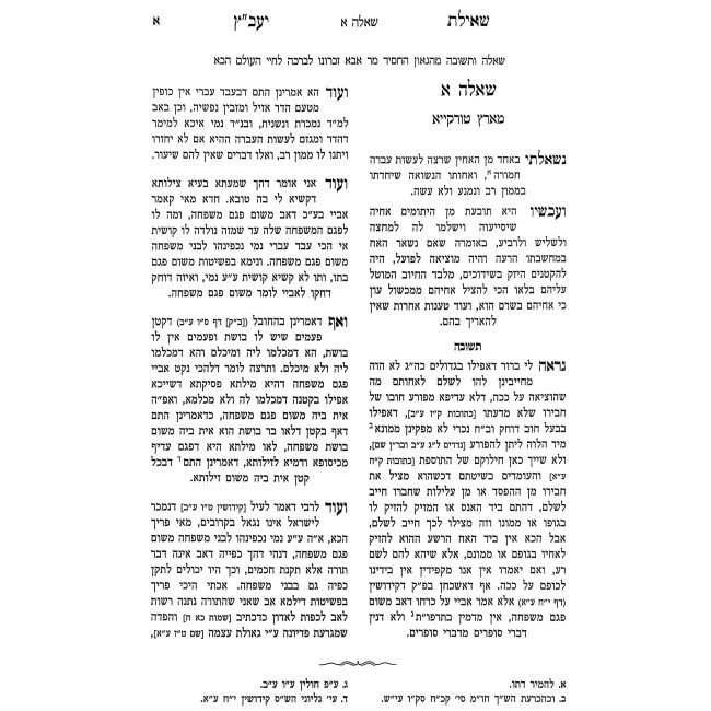 Shut Sh'ilas Yavetz HaChadash 2 Volume Set / שו"ת שאילת יעב"ץ החדש ב כרכים