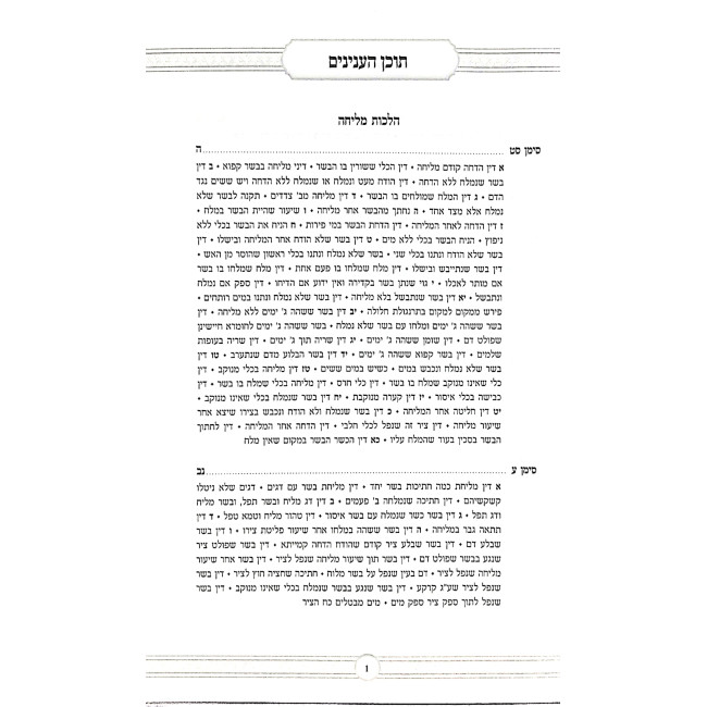 Shaarei Halacha  / שערי הלכה