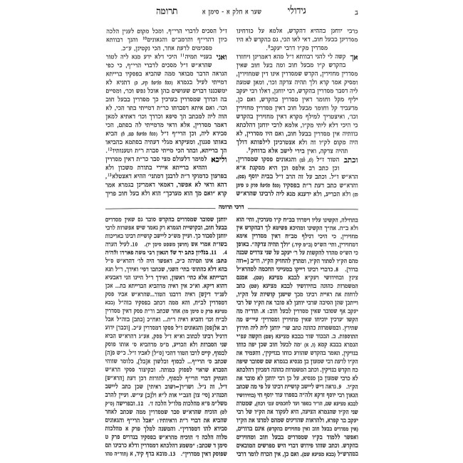 Gidulei Terumah Shiurim 1-15 / גידולי תרומה שערים א-טו