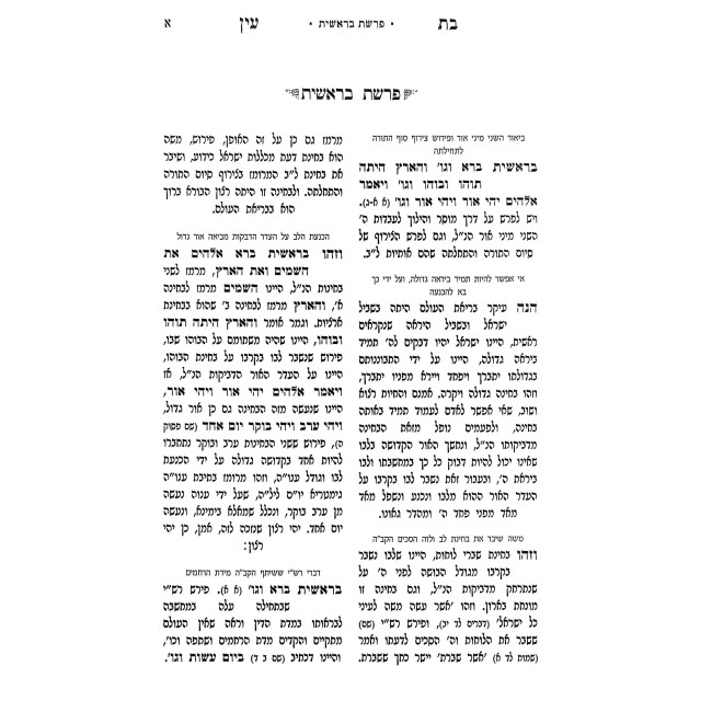 Bas Ayin HaMefuar 2 Volume Set / בת עין המפואר ב כרכים