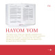 Chitas - Hebrew English Edition - Compact Size 