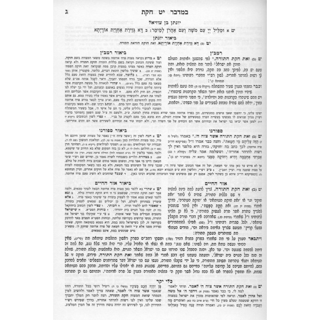 Chumash Mikraos Gedolos HaMevuar 10 Volume Set - Oz Vehudar  /  חומש מקראות גדולות המבואר י' כרכים - עוז והדר