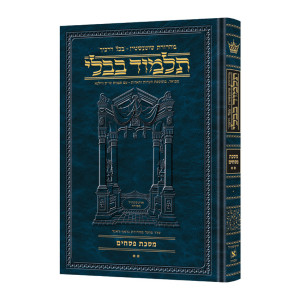 Schottenstein Ed Talmud Hebrew [#10] - Pesachim vol. 2 (42a-80b) (Full Size)