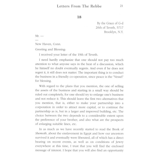 Letters From The Rebbe Volume 9