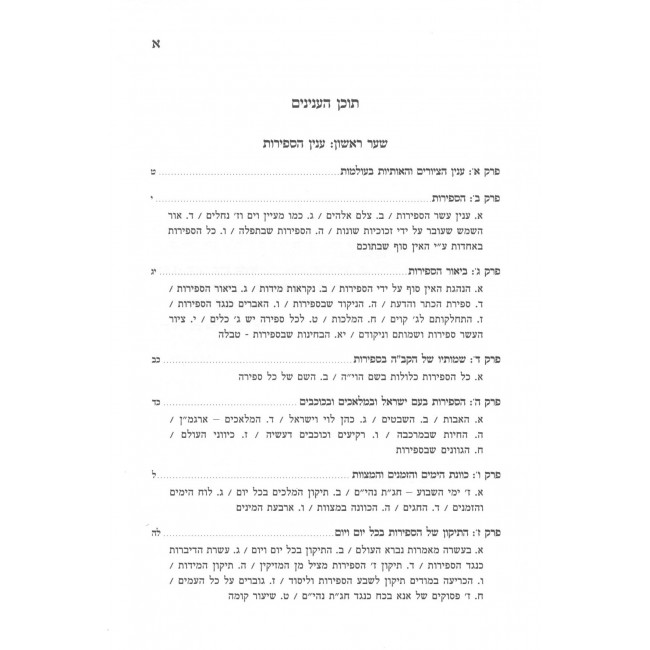 Toras Hasod Al Biur HaSefiros / תורת הסוד על ביאור הספירות