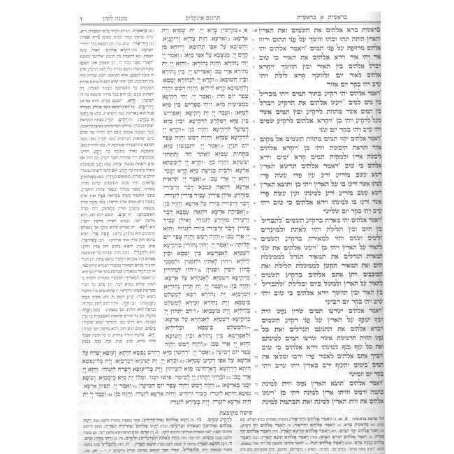 Tikun Korim Simanim Im Targum Onkelus / תיקון קוראים סימנים עם תרגום אונקלוס