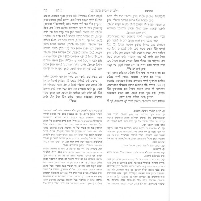 Kehunas Olam - Biurei Tur Beis Yosef - Hilchos Ribbis / כהונת עולם - ביאורי טור ובית יוסף - הלכות ריבית