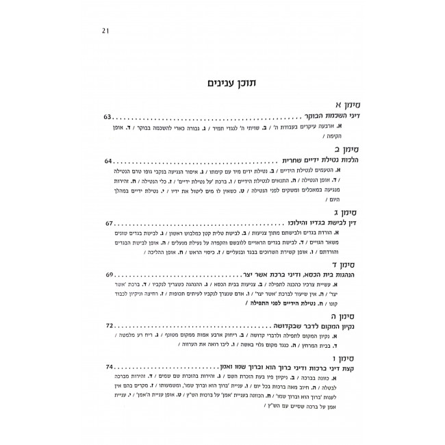 Kitzur Shulchan Aruch - Shmiras Halacha / קיצור שולחן ערוך - שמירת הלכה