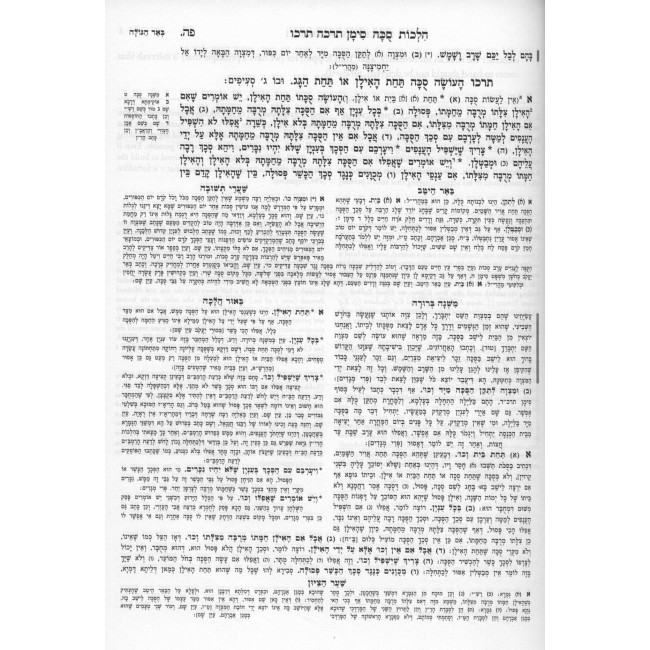 Ohr Olam Edition Mishnah Berurah - Volume 6 (f) - Hilchos Chanukkah And Megillah Simanim 670-697 - Small Size